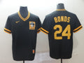 Men’s Pittsburgh Pirates Barry Bonds #24 Black Stitched Jersey