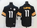 Men’s Pittsburgh Steelers #11 Chase Claypool Nike Black Big Number Alternate Limited Jersey