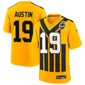 Men’s Pittsburgh Steelers #19 Calvin Austin Nike Gold Alternate 1933 Throwback Game Jersey