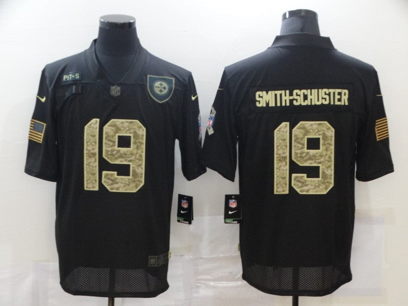 Men’s Pittsburgh Steelers #19 JuJu Smith-Schuster Black Jersey