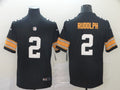 Men’s Pittsburgh Steelers #2 Mason Rudolph Nike Black Alternate Football Jersey