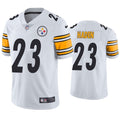 Mens Pittsburgh Steelers #23 Joe Haden Nike White Vapor Limited Jersey
