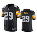 Men’s Pittsburgh Steelers #29 Levi Wallace  Nike Black Big Number Alternate Vapor Limited Jersey