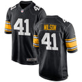 Men’s Pittsburgh Steelers #41 Payton Wilson Nike Black Big Number Alternate Vapor Limited Jersey