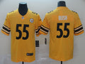 Men’s  Pittsburgh Steelers #55 Devin Bush Jr. Nike Gold Inverted Legend Jersey