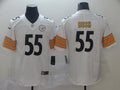 Men’s Pittsburgh Steelers #55 Devin Bush Jr Nike White Game Football Jersey