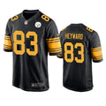 Men’s Pittsburgh Steelers #83 Connor Heyward Nike Black Alternate 2 Vapor F.U.S.E. Limited Jersey