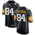 Men’s Pittsburgh Steelers #84 Cordarrelle Patterson Nike Black Big Number Alternate Vapor Limited Jersey