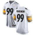 Men’s Pittsburgh Steelers #99 Derrick Harmon Nike White Vapor F.U.S.E. Limited Jersey