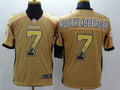 Men’s Pittsburgh Steelers Ben Roethlisberger #7 Gold Jersey