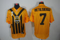 Men’s Pittsburgh Steelers Ben Roethlisberger #7 Gold Jersey