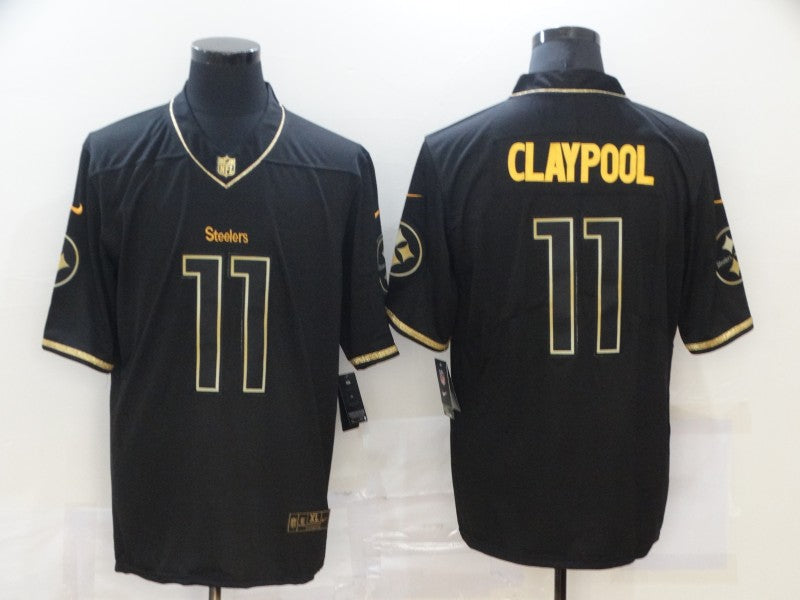 Men’s Pittsburgh Steelers Chase Claypool #11 Black Alternate Jersey