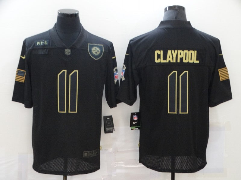 Men’s Pittsburgh Steelers Chase Claypool 2020 Salute To Service Limited Jersey