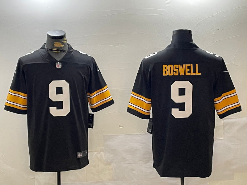 Men’s Pittsburgh Steelers Chris Boswell #9 Black Alternate Jersey