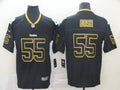 Men’s Pittsburgh Steelers Devon Bush Jr. #55 Black Alternate Jersey
