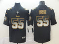 Men’s Pittsburgh Steelers Devon Bush Jr. #55 Black Authentic Jersey