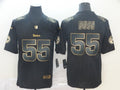 Men’s Pittsburgh Steelers Devon Bush Jr. #55 Black Jersey