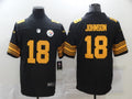 Men’s Pittsburgh Steelers Diontae Johnson #18 Black Alternate Legend Jersey