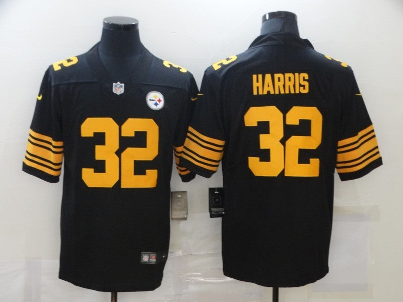 Men’s Pittsburgh Steelers Franco Harris #32 Black Alternate Legend Jersey