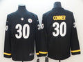 Men’s Pittsburgh Steelers James Conner #30 Black Authentic Jersey