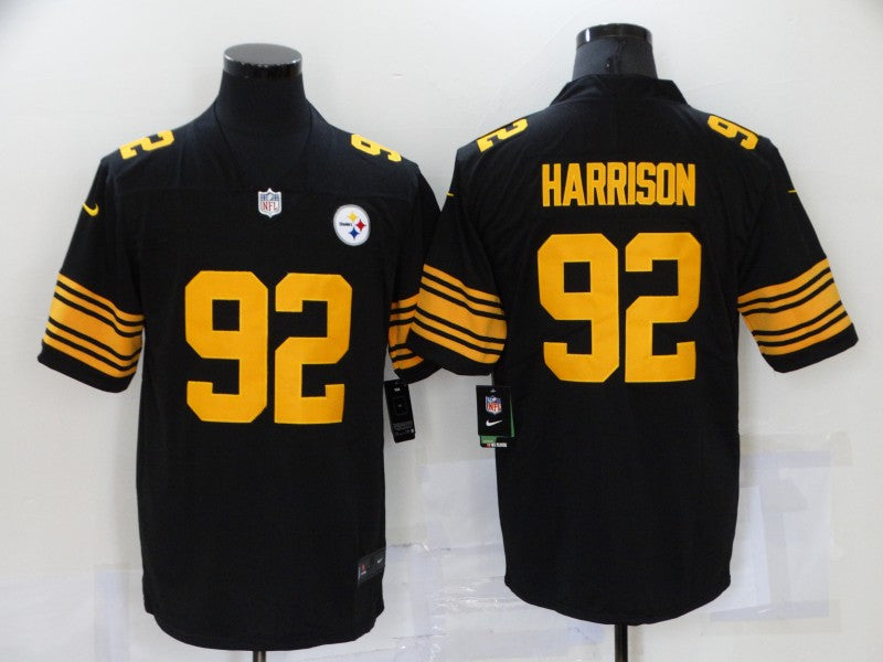 Men’s Pittsburgh Steelers James Harrison #92 Black Alternate Legend Jersey
