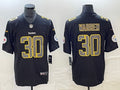 Men’s Pittsburgh Steelers Jaylen Warren #30 Black Jersey