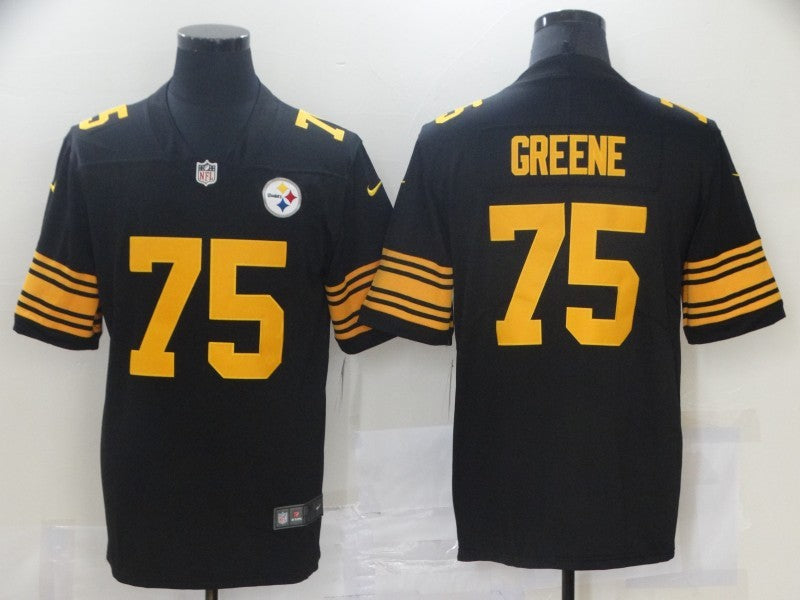 Men’s Pittsburgh Steelers Joe Greene #75 Black Alternate Legend Jersey