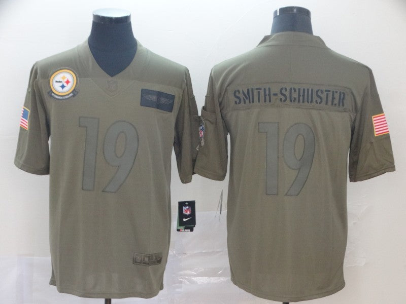 Men’s Pittsburgh Steelers JuJu Smith-Schuster #19 Brown Jersey