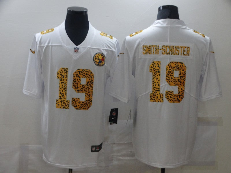 Men’s Pittsburgh Steelers JuJu Smith-Schuster #19 White Jersey