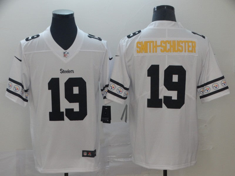 Men’s Pittsburgh Steelers JuJu Smith-Schuster #19 White Jersey