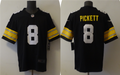 Men’s Pittsburgh Steelers Kenny Pickett #8 Black Jersey