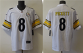 Men’s Pittsburgh Steelers Kenny Pickett #8 White Jersey