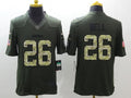 Men’s Pittsburgh Steelers LeVeon Bell #26 Army Green Jersey