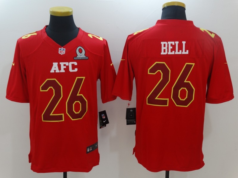 Men’s Pittsburgh Steelers LeVeon Bell #26 Red Jersey