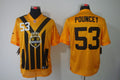 Men’s Pittsburgh Steelers Maurkice Pouncey #53 Gold Jersey