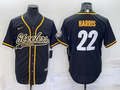 Men’s Pittsburgh Steelers Najee Harris #22 Black Vapor Limited Jersey