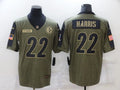 Men’s Pittsburgh Steelers Najee Harris #22 Brown Jersey