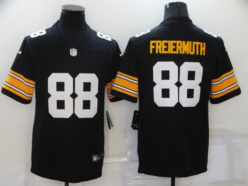Men’s Pittsburgh Steelers Pat Freiermuth #88 Black Jersey