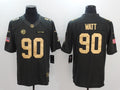 Men’s Pittsburgh Steelers T.J. Watt #90 Black Team Jersey