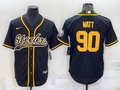Men’s Pittsburgh Steelers T.J. Watt #90 Black Vapor F.U.S.E. Limited Jersey Joint edition