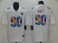 Men’s Pittsburgh Steelers T.J. Watt #90 White Jersey