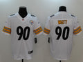 Men’s Pittsburgh Steelers T.J. Watt #90 White Jersey