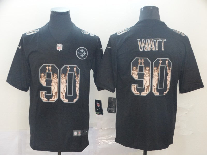 Men’s Pittsburgh Steelers T.J. Watt Black Jersey