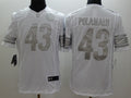 Men’s Pittsburgh Steelers Troy Polamalu #43 White Jersey