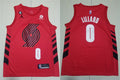 Mens Portland Trail Blazers #0 Damian Lillard Red Statement Edition Player Jersey