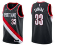 Mens Portland Trail Blazers #33 Toumani Camara Black Icon Edition Swingman Jersey