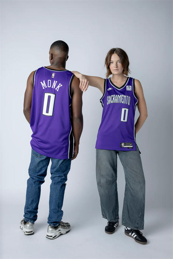 Mens Sacramento Kings #0 Malik Monk Purple Nike Hardwood Classics Player Jersey
