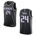 Mens Sacramento Kings #24 Buddy Hield Black Jordan Statement Edition Jersey