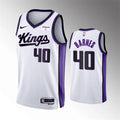 Mens Sacramento Kings #40 Harrison Barnes 2023-24 White Association Edition Player JJersey