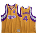 Mens Sacramento Kings Retired Player ##4 Chris Webber Mitchell & Ness Gold 2005-06 Hardwood Classics Swingman Jersey